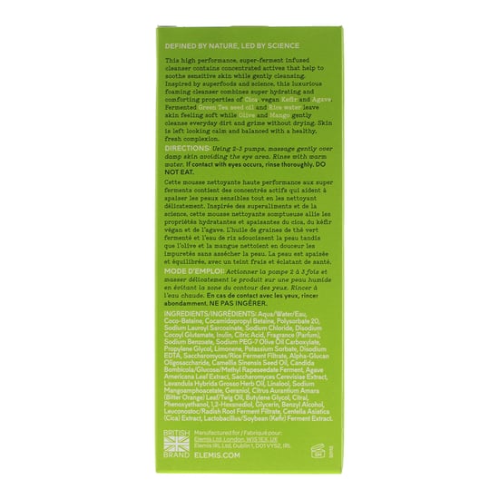 Elemis Superfood Cleansing Foam 180ml