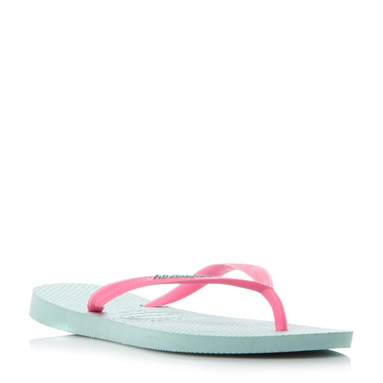 Havaianas Ladies - Colour Pop Slim Logo Detail Flip Flop Sandals - Image 1