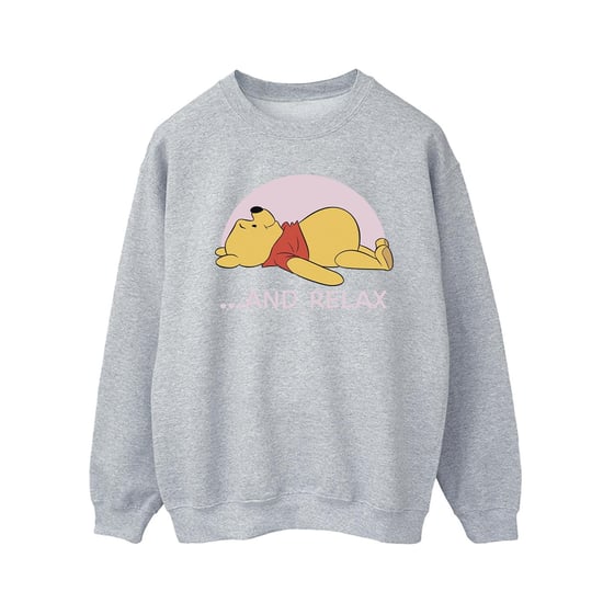 Disney Heren Winnie The Pooh Relax Sweatshirt (Sportgrijs) - Image 1