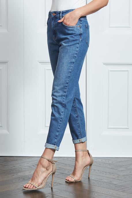 Mid Blue Mom Jeans