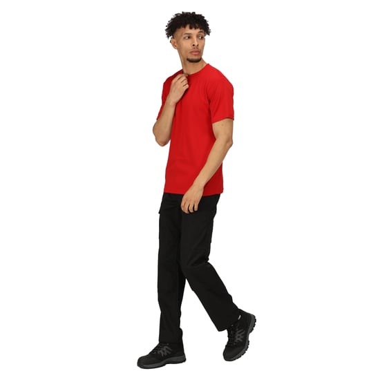 Regatta Mens Pro Reflective Moisture Wicking T-Shirt (Classic Red)
