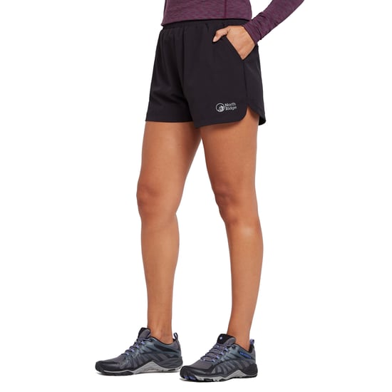 North Ridge Women's Run Stretch Active Fit Shorts with Adjustable Waistband
