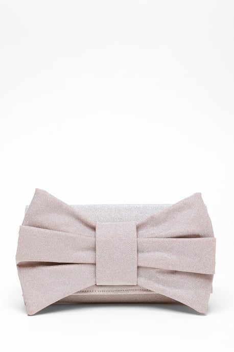 Pink Glitter Bow Bag - Image 1