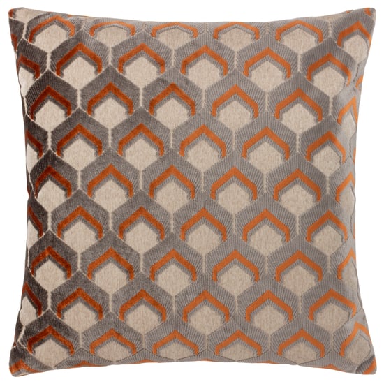 Paoletti Ledbury Velours Jacquard Kussen Met Veerinvulling - Image 1