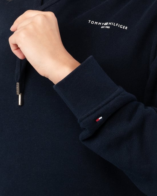 Tommy Hilfiger 1985 Relax Mini Corp Logo Dames Hoodie - Image 4
