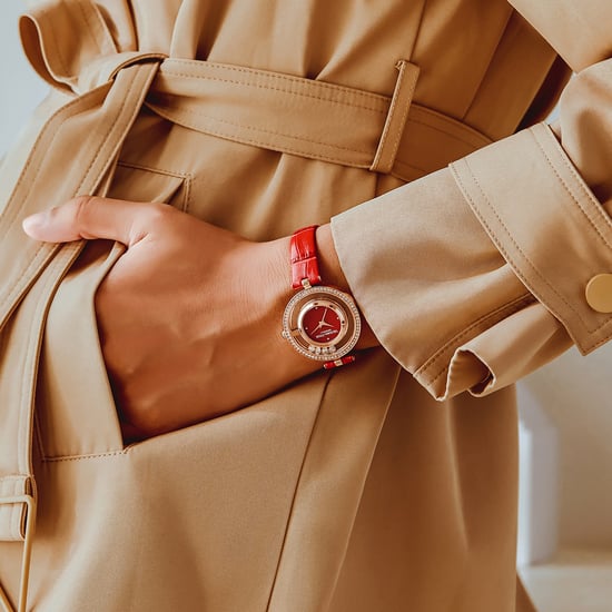 VICTORIA HYDE Dameshorloges Kleine Wijzerplaat Analoog Kwarts Vrouw Horloges met Helder Kristal Elegant Gouden Horloge voor Vrouw, rood kristal - Image 5