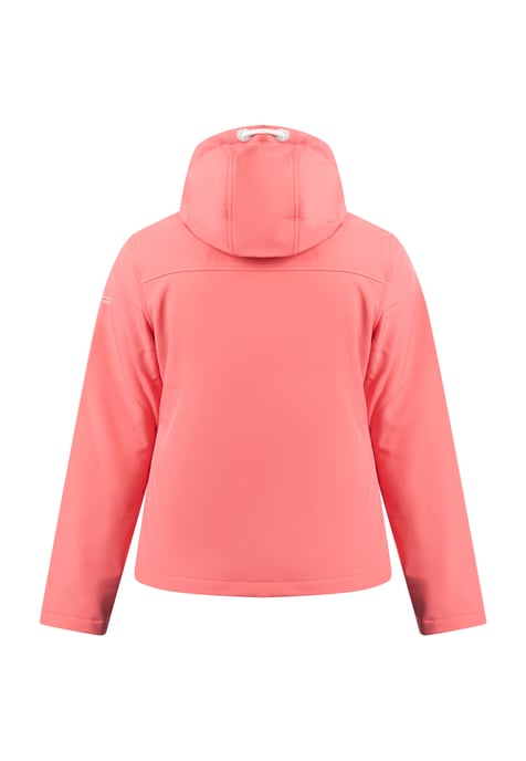 Schmuddelwedda softshell jas Dames KORAAL ROZE-280 - Image 5