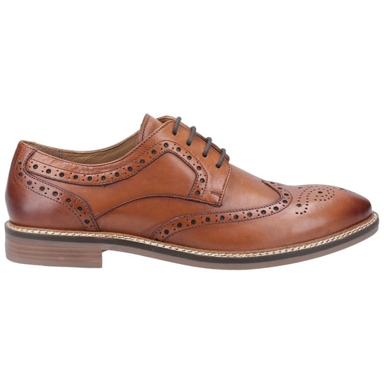 Hush Puppies Mens Bryson Leather Brogues (Tan)