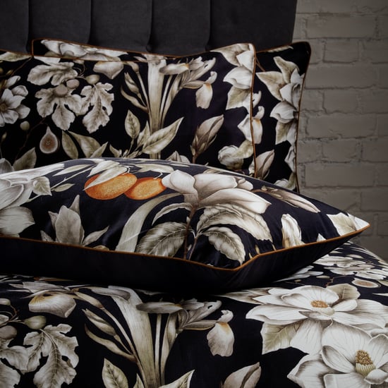 EW van Edinburgh Weavers Prachtige Bloem Premium Katoen Satijn Duvet Dekbedovertrek Set - Image 3