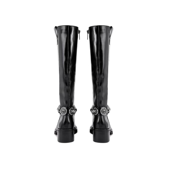 Kurt Geiger London Leather Octavia Knee Pull On Boots