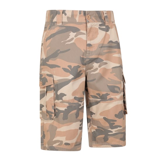 Mountain Warehouse Heren Camo Cargo Shorts (Bruin) - Image 3