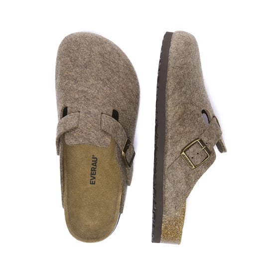 EVER AU Dames Leren Sandalen - Nightjar - Image 3