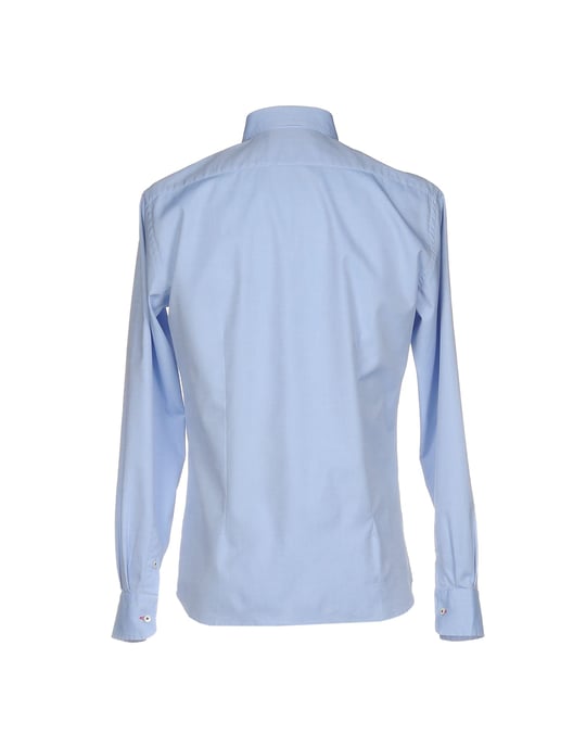 Aglini Sky Blue Cotton Shirt
