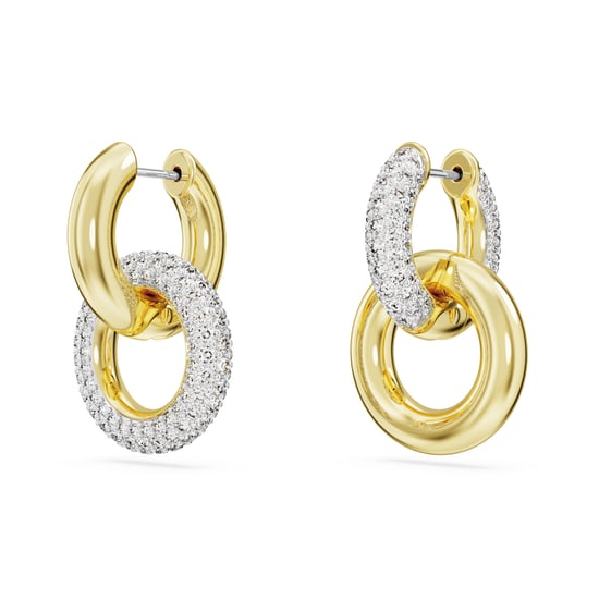 Swarovski 'Dextera' Dames Gouden Geplateerde Metalen Oorbellen - Goud 5668818 - Image 4
