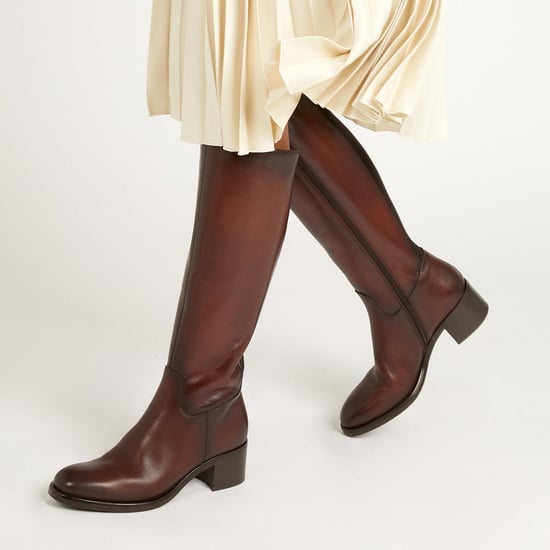 Jones Bootmaker Donatella Knee High Leather Boots - Image 5