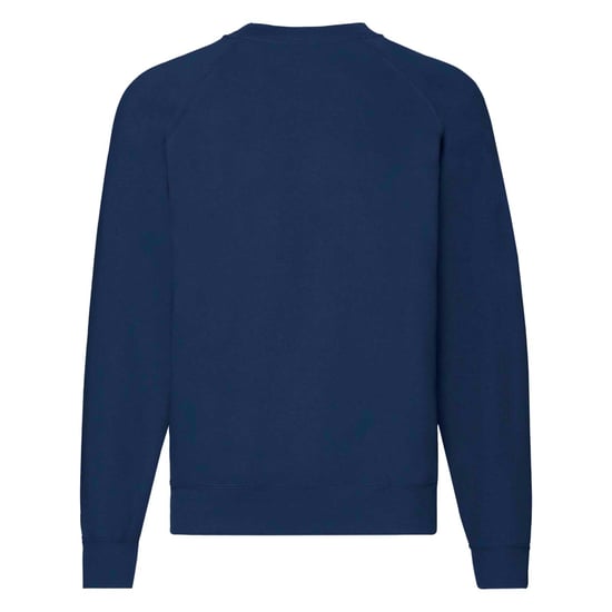Fruit of the Loom Heren Klassiek 80/20 Raglan Sweatshirt (Marine) - Image 2