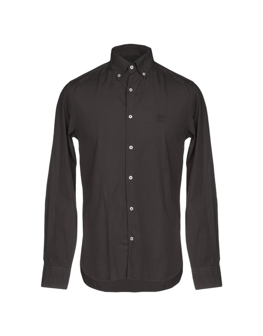 Henry Cotton's Steel Grey Cotton Shirt