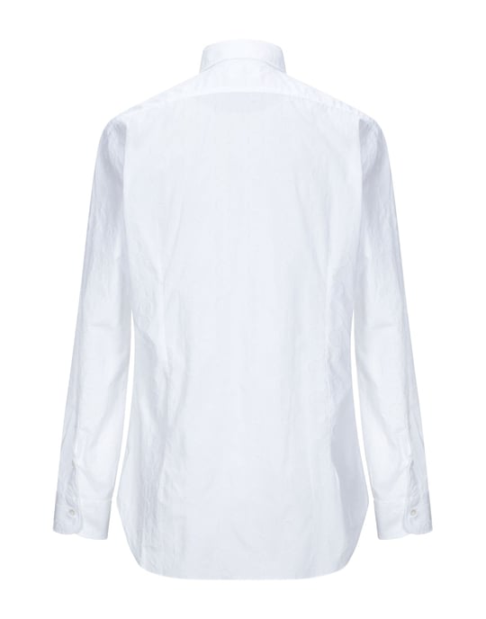 SHIRTS Barba Napoli White Man Cotton