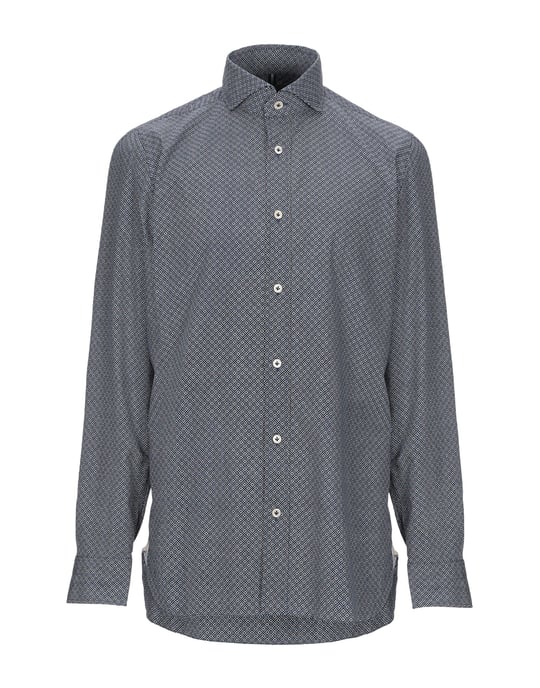 Luigi Borrelli Napoli Blue Cotton Shirt