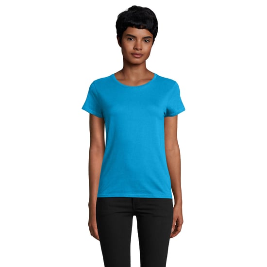 SOLS Dames/Dames Pioneer T-Shirt (Aqua) - Image 1