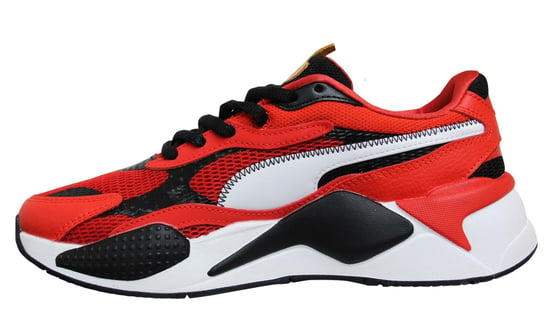 Puma RS-X3 CNY Red Black White Low Lace Up Mens Running Trainers 373178 01