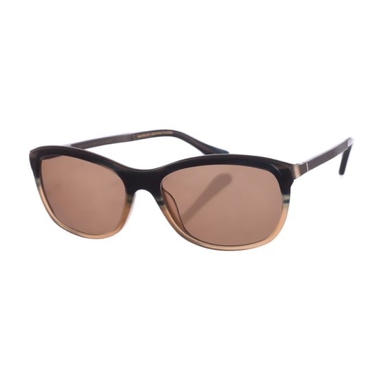 Square-shaped acetate and metal sunglasses Z432 women