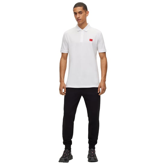 Men's Hugo Dereso232 Polo Shirt in White - Image 5