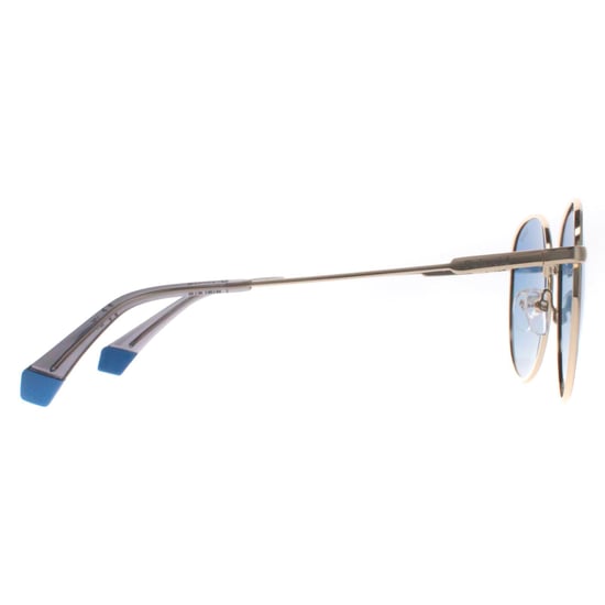 Polaroid Ronde Unisex Goud Blauw Blauw Gradiënt Gepolariseerd PLD 6215/S/X - Image 4