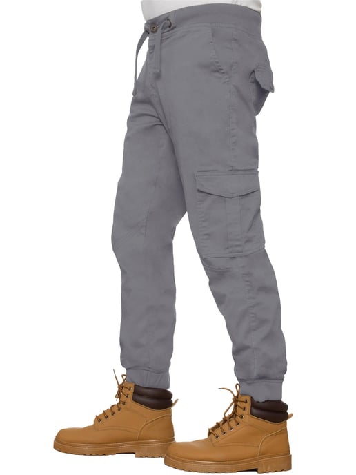 Enzo | Heren Cargo Jean Joggers met manchet - Image 3