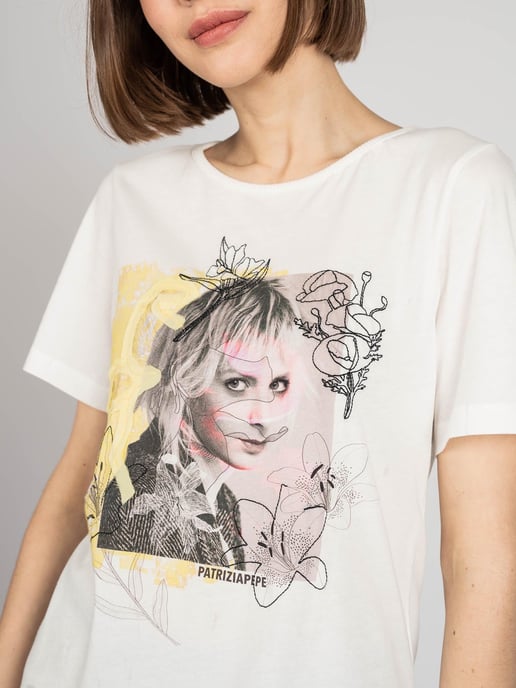 Patrizia Pepe T-Shirt Woman's White