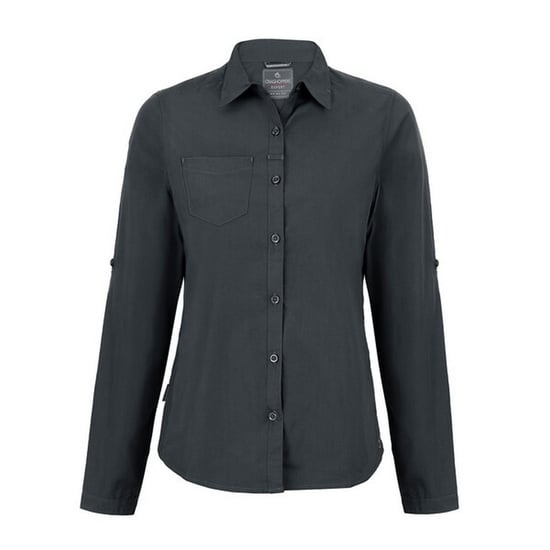 Craghoppers Womens/Ladies Expert Kiwi Long-Sleeved Shirt (Carbon Grey)