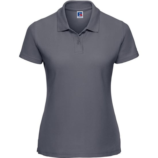 Russell Dames/Dames Klassiek Effen Poloshirt van Polycotton (Konvooi Grijs) - Image 1
