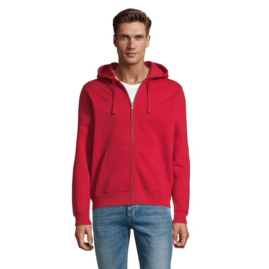 SOLS Heren Spike Full Zip Hoodie (Rood) - Image 1