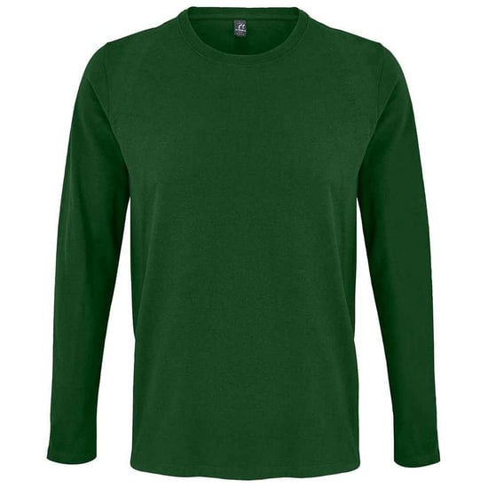 SOLS Heren Keizerlijk T-Shirt met lange mouwen (Fles groen) - Image 1