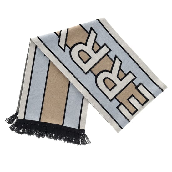 Burberry Intarsia Logo Scarf in Multicolor Wool - Image 1
