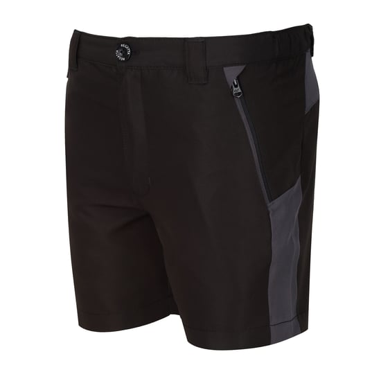 Regatta Childrens/Kids Sorcer Mountain III Shorts (Black/Seal Grey)