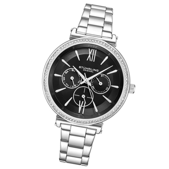 Zilver en Zwart "Aria" Kwarts 40mm - Image 2