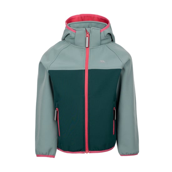 Trespass Childrens/Kids Hanbury Soft Shell Jacket (Pine)