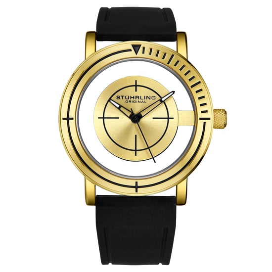 Goud en zwart Pilotenhorloge Kwarts 42 mm - Image 1