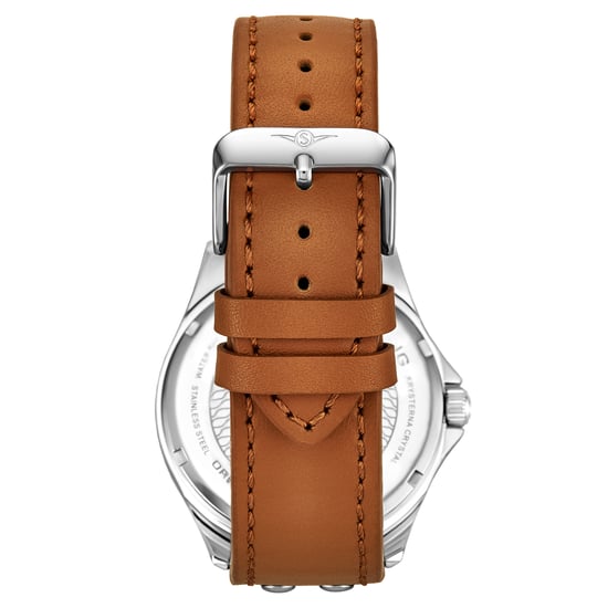 Bruin en zwart Pilotenhorloge Kwarts 44 mm - Image 3