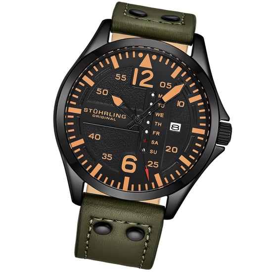Kakigroen Pilotenhorloge Kwarts 44 mm - Image 2