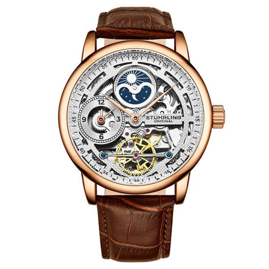 Roségoud en bruin Automatisch 42 mm - Image 1
