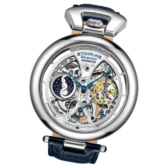 Zilver “Emperor’s Grandeur” Automatisch 49mm Skeleton - Image 2
