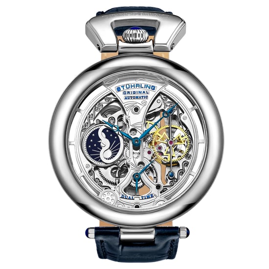 Zilver “Emperor’s Grandeur” Automatisch 49mm Skeleton - Image 1