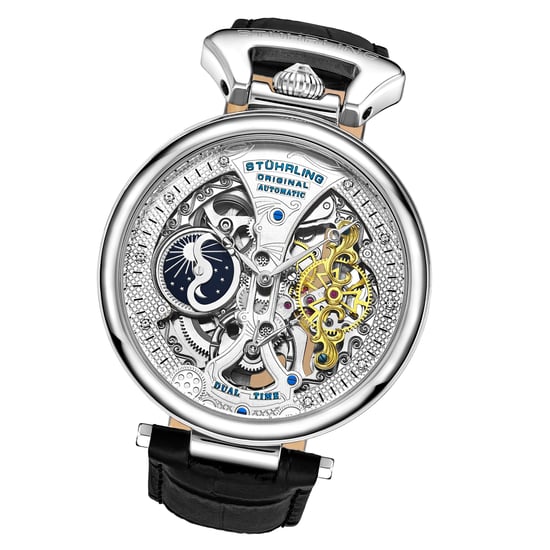 Zilver “Emperor’s Grand DT” Automatisch 46mm Skeleton - Image 2