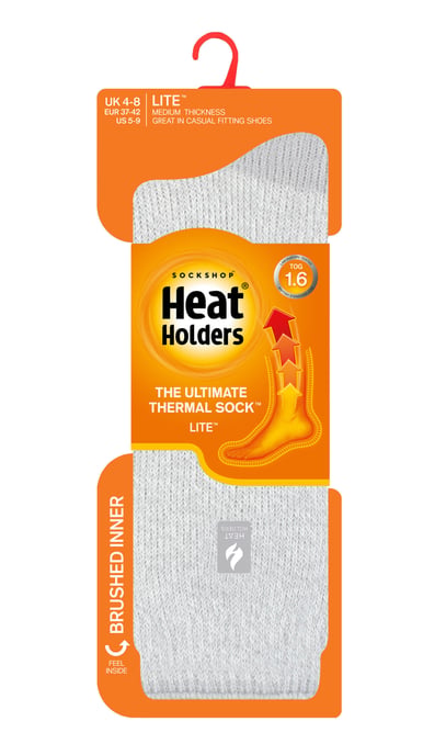 Heat Holders Lite - Geïsoleerde thermo damessokken - Zilvergrijs (Venetië) - Image 2