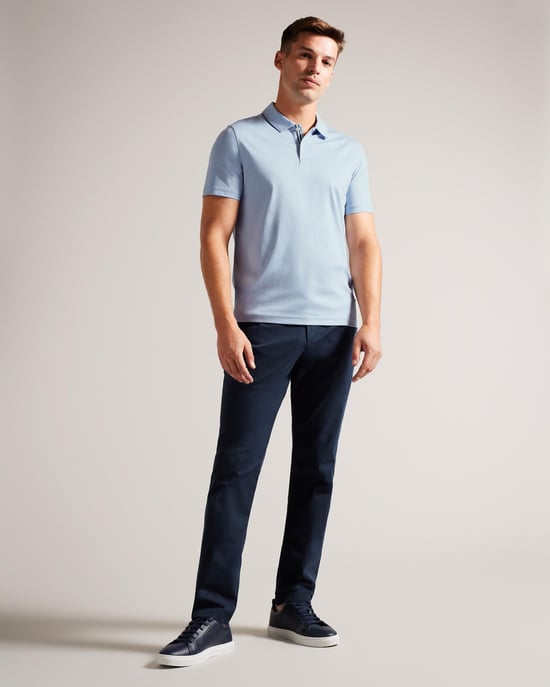 Ted Baker Zeiter Heren Korte Mouwen Slim Fit Zachte Touch Polo - Image 2