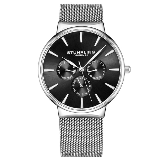 Zwart en zilver "Monaco" Kwarts 39 mm - Image 1