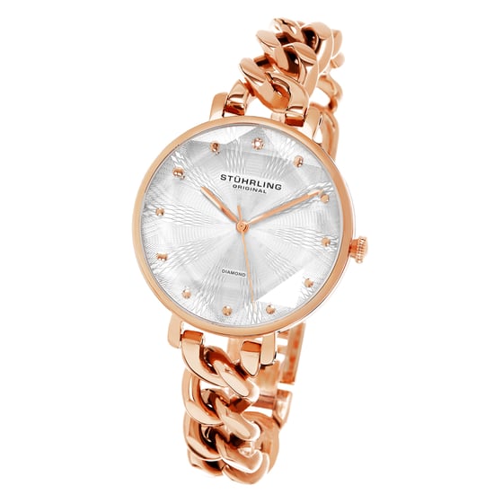 Roségoud en zilver "Vogue" Kwarts 38 mm - Image 2