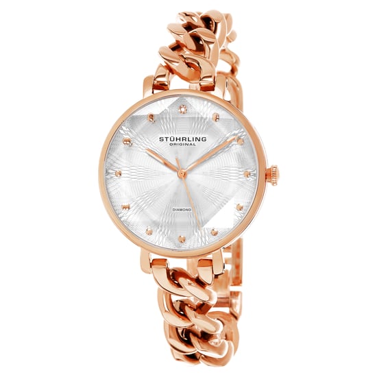 Roségoud en zilver "Vogue" Kwarts 38 mm - Image 1